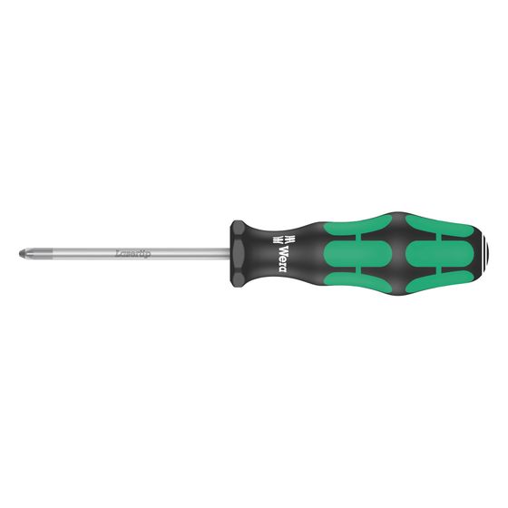 Wera Schraubendreher 355 PZ Kraftform Plus, PZ 1 x 80mm, 2-Komponenten-Griff, 05009310001