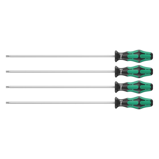 Wera Schraubendrehersatz Kraftform Plus 367/4, mit Haltefunktion, 300mm, 4-teilig