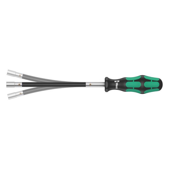 Wera Schlauchklemmen-Schraubendreher 391 Kraftform Plus, 6x167mm, rund, biegsam, 05028148001