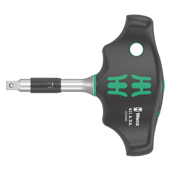 Wera Quergriff-Adapterschraubendreher 411 A RA, 1/4