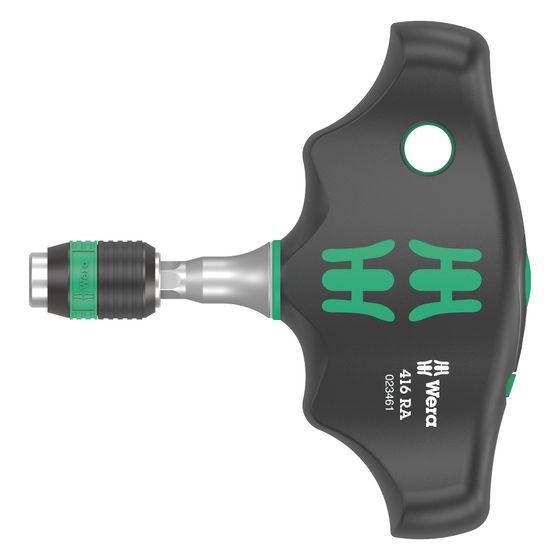 Wera Quergriff-Bithalter 416 RA, Ratschenfunktion, Rapidaptor, 1/4