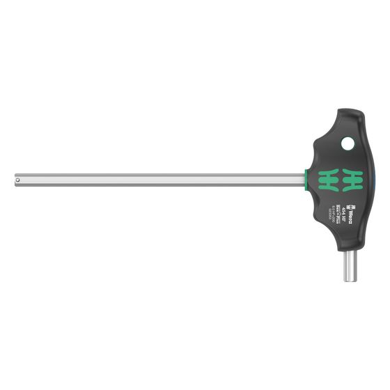 Wera Quergriff-Sechskantschraubendreher 454 HF, Hex-Plus, Haltefunktion, 8x200mm, 2-komponentig, Mattverchromt