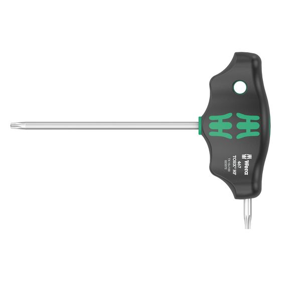 Wera Quergriffschraubendreher 467 HF Serie 400, TX 15x100mm, Mattverchromt, 05023372001
