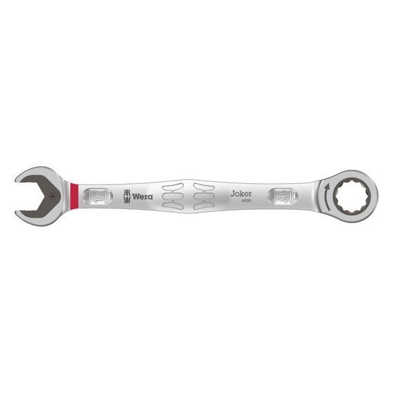 Wera Maul-Ringratschenschlüssel 6000 Joker, 17mm, 224mm, mit Haltefunktion, Endanschlag, 05073277001