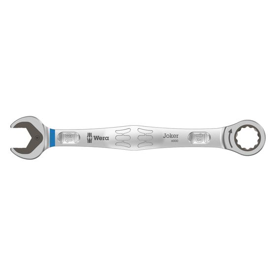 Wera Maul-Ringratschenschlüssel 6000 Joker, 19mm, 246mm, Haltefunktion, Endanschlag, 05073279001