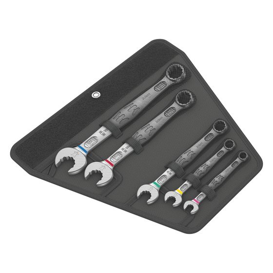 Wera Ringmaulschlüssel-Satz 6003 Joker 5 Set 1, 5-teilig, 8/10/13/17/19mm, Tasche, 05020230001