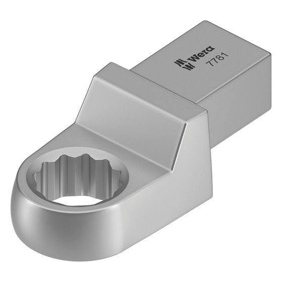 Wera Einsteck-Ringschlüssel 7781, 14x18mm, 18mm, 64mm, Chrom-Vanadium-Stahl, Mattverchromt