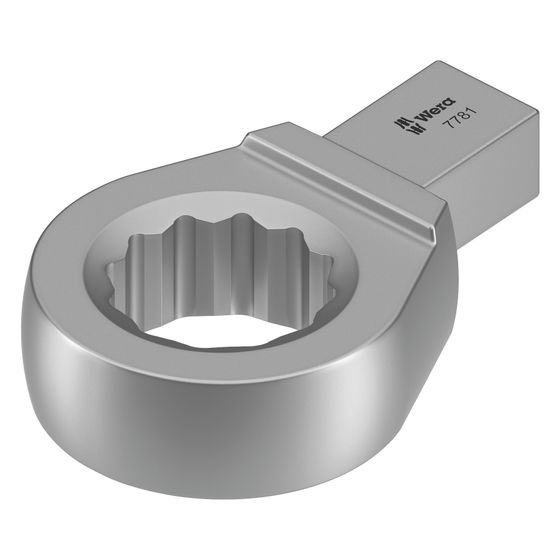 Wera Einsteck-Ringschlüssel 7781, 14x18mm, 30mm, Chrom-Vanadium-Stahl, Mattverchromt