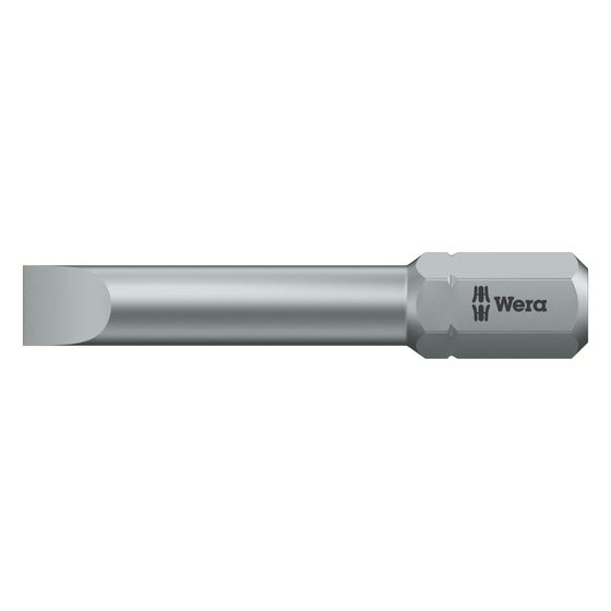 Wera Schlitz-Bit 800/2 Z, 2mm Klingendicke, 12mm Bitgröße, 41mm Gesamtlänge, 5/16