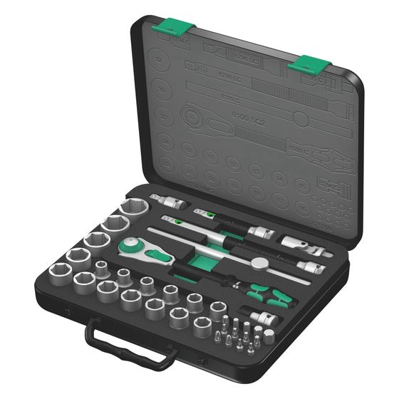 Wera Knarrensatz 8100 SC 2 Zyklop Speed, 1/2
