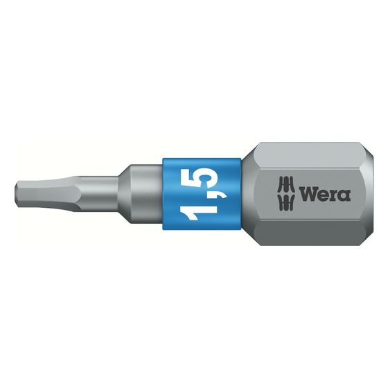 Wera Innensechskant-Bit 840/1 BTZ, 1,5 x 25mm, 1/4