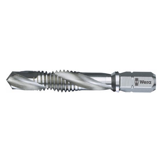 Wera Kombigewindebohrer 847, M3, 2,5x36mm, HSS, Sechskantaufnahme, 05104640001