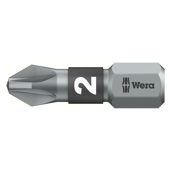 Wera Pozidriv-Bit 855/1 BTZ, PZ 2, 25mm, 1/4