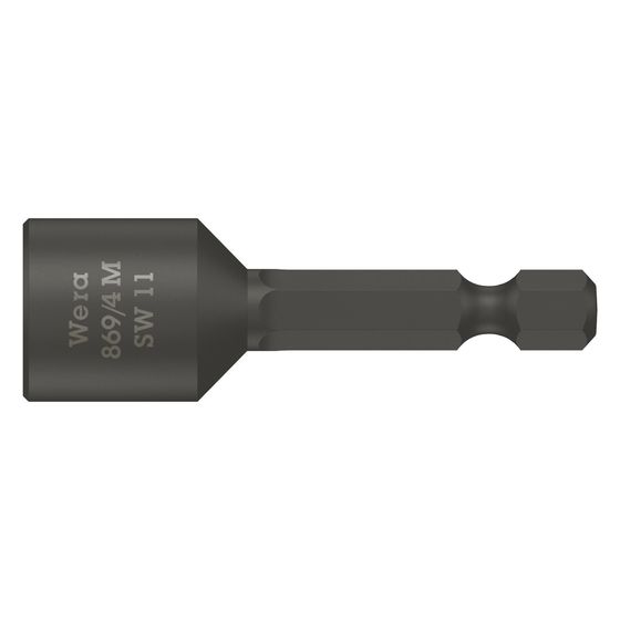 Wera Steckschlüsseleinsatz 869/4 M, magnetisch, 11mm, 50mm, 1/4