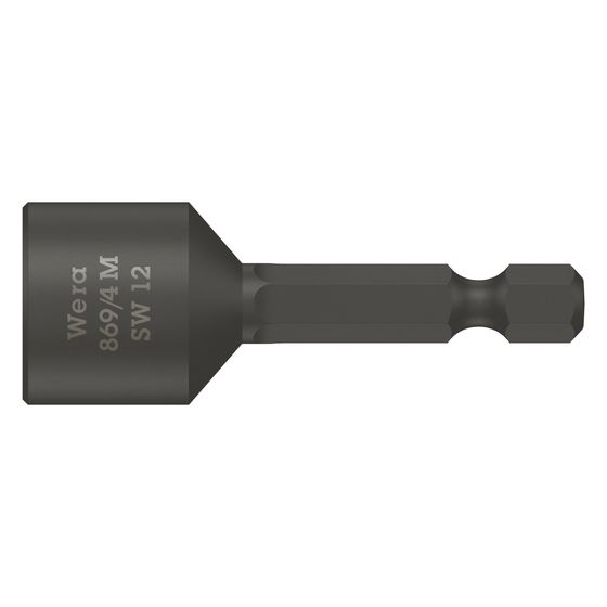 Wera Steckschlüsseleinsatz 869/4 M, magnetisch, 12mm, 50mm, 1/4