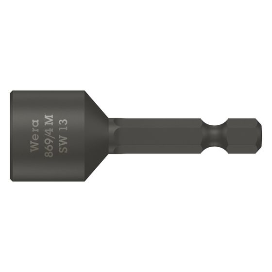 Wera Steckschlüsseleinsatz 869/4 M, magnetisch, 13mm, 50mm, 1/4