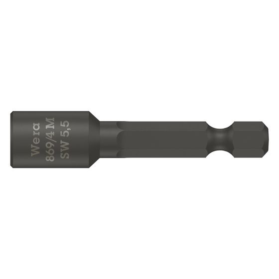 Wera Steckschlüsseleinsatz 869/4 M, magnetisch, 5,5 x 50mm, 1/4
