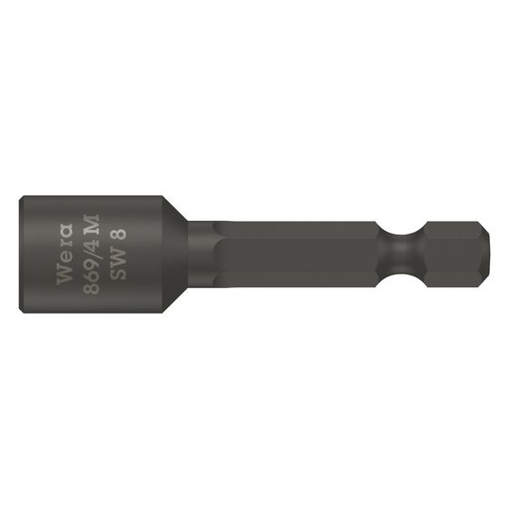 Wera Steckschlüsseleinsatz 869/4 M, magnetisch, 8mm, 50mm, 1/4