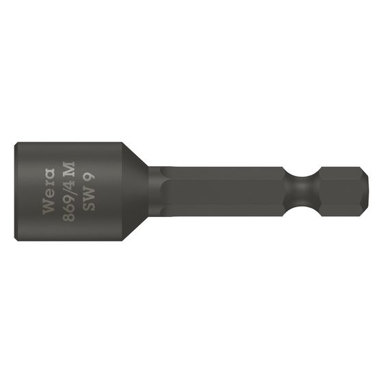 Wera Steckschlüsseleinsatz 869/4 M, magnetisch, SW 9mm, 50mm, 1/4