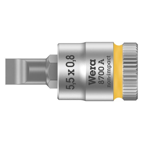 Wera Schlitz-Steckschlüsseleinsatz 8700 A FL, 0,8x5,5x28mm, 1/4