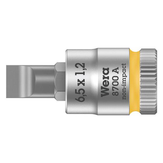 Wera Schlitz-Steckschlüsseleinsatz 8700 A FL, 1,2x6,5x28mm, 1/4
