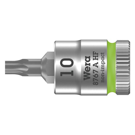 Wera Bitnuss 8767 A HF, Innensechsrund TX 10, 28mm, 1/4