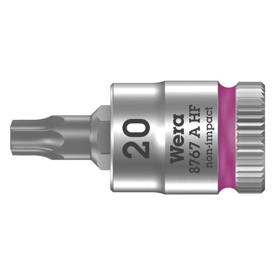 Wera Bitnuss 8767 A HF, Innensechsrund TX 20, 28mm, 1/4