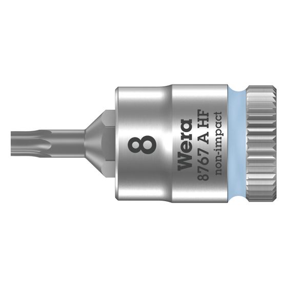 Wera Bitnuss 8767 A HF, Innensechsrund, TX 8, 28mm, 1/4