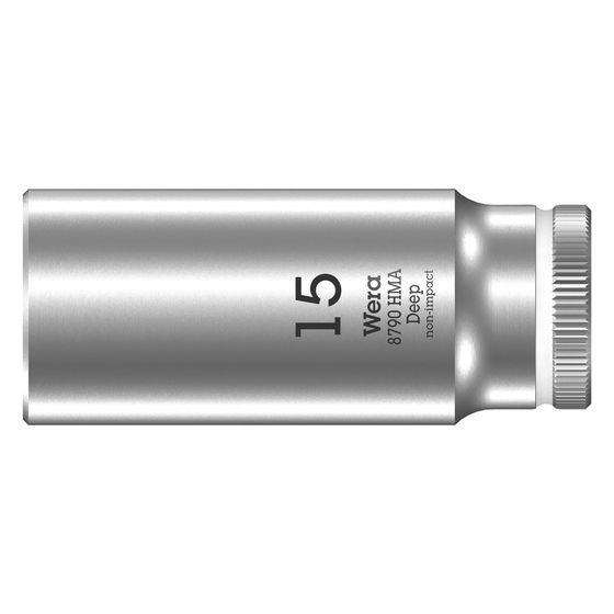 Wera Steckschlüsseleinsatz 8790 HMA Deep, 15mm, 50mm, 1/4