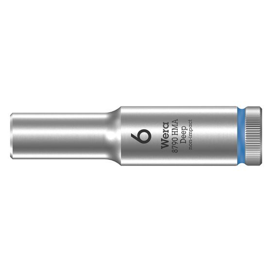 Wera Steckschlüsseleinsatz 8790 HMA Deep, 6mm x 50mm, 1/4