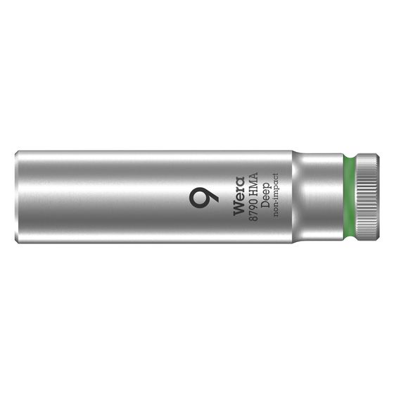 Wera Steckschlüsseleinsatz 8790 HMA Deep, 9mm, 50mm, 1/4