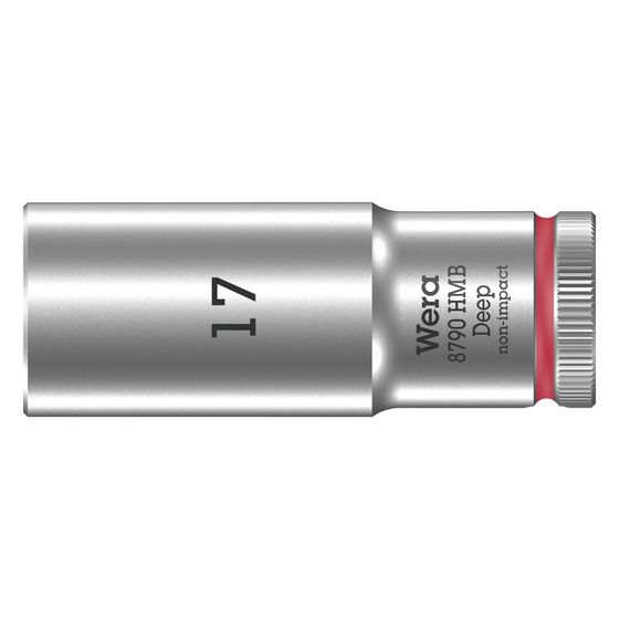 Wera Steckschlüsseleinsatz 8790 HMB Deep, 17mm, 3/8