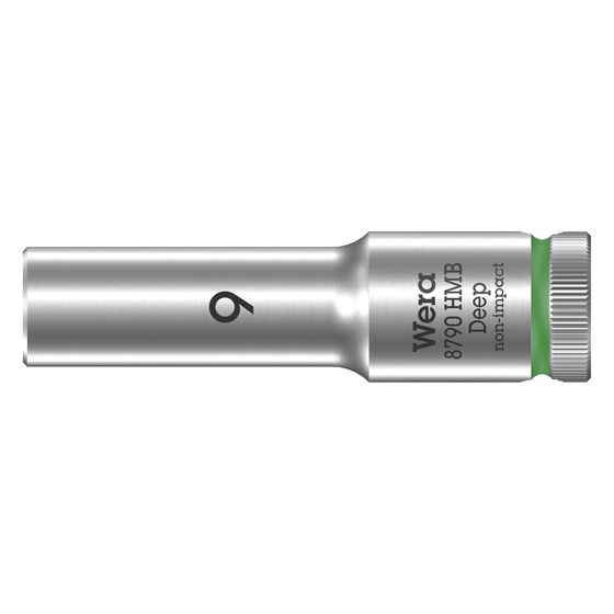 Wera Steckschlüsseleinsatz 8790 HMB Deep, 9mm, 64mm, 3/8
