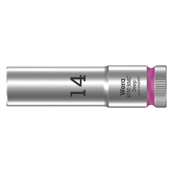 Wera Steckschlüsseleinsatz 8790 HMC Deep, 14mm, 83mm, 1/2