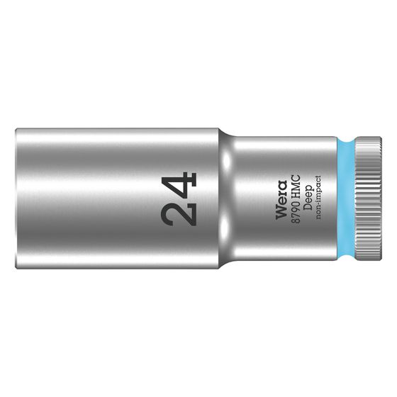 Wera Steckschlüsseleinsatz 8790 HMC Deep, 24mm, 1/2