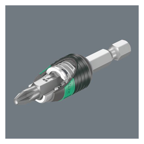 Wera Bit-Safe 61 Universal 1 Bitset, 61-teilig, mit Rapidaptor-Schnellwechselfutter, Torsionszone, 05057122001