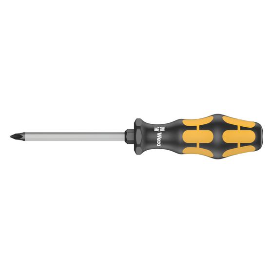 Wera Kreuzschlitz-Schraubendreher 917 SPHS, PH 2 x 113mm, mit Schlagkappe und Sechskantklinge, 05017041001