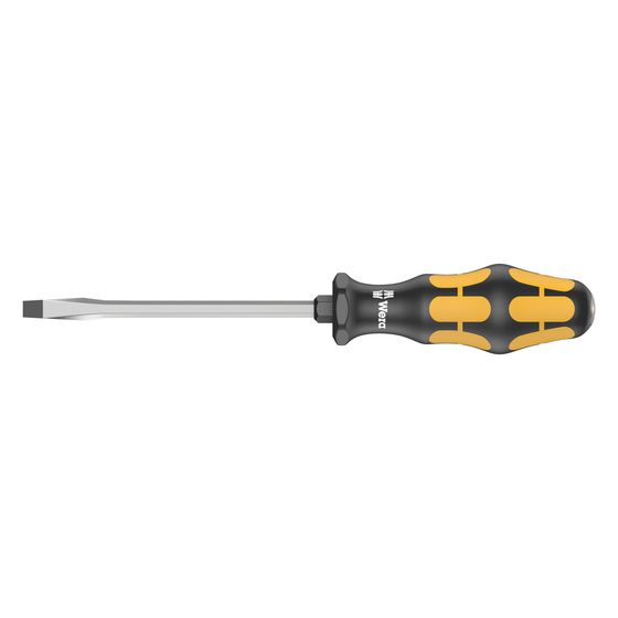 Wera Schlitzschraubendreher 932 A, 1,6x9x150mm, 2-Komponenten-Griff, Black Point Spitze, mit Schlagkappe, 05018268001