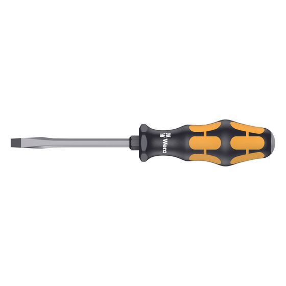 Wera Schlitzschraubendreher Kraftform Plus 932 A, 1x5,5x100mm, 2-Komponenten-Griff, Nicromatt