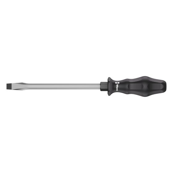 Wera Schlitzschraubendreher 932 A Kraftform Plus, 2 x 12 x 200mm, mit Schlagkappe, Sechskantklinge