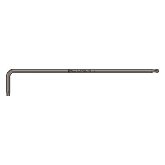 Wera Winkelschlüssel 967 PKXL, TX 15, 123mm, Kugelkopf, Zinkphosphatiert, 05024464001