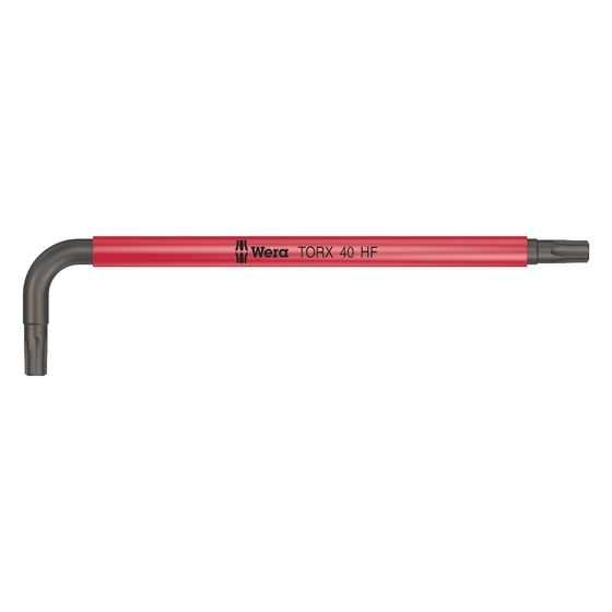 Wera Winkelschlüssel 967 SL, Innensechsrund, TX 40, 132mm, Haltefunktion, BlackLaser, Multicolour, 05024178001