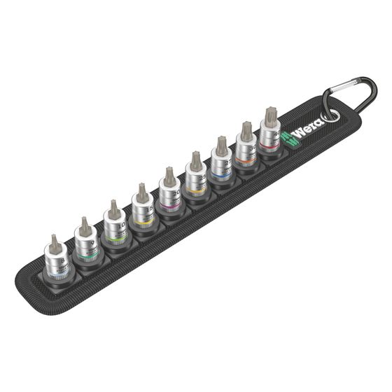 Wera Bitnuss-Satz Belt A 3, Innensechsrund, 1/4
