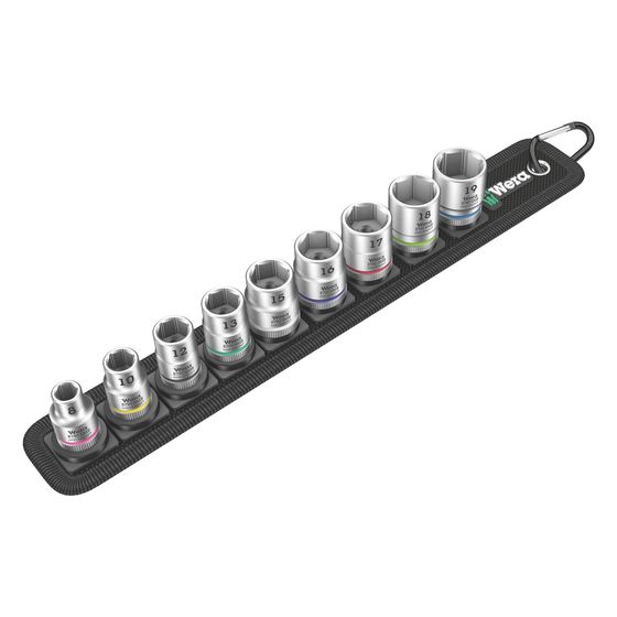 Wera Steckschlüsselsatz Belt B 4 Zyklop, 3/8