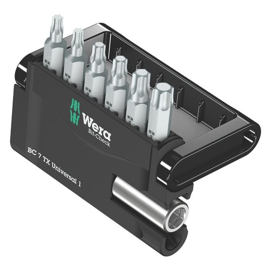 Wera Bit-Check 7 TX Universal 1, 7-teilig, magnetisch, 25mm, 05056294001