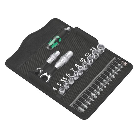 Wera Werkzeugset Kraftform Kompakt Zyklop Mini 2, 27-teilig, gesenkgeschmiedet, 05135918001