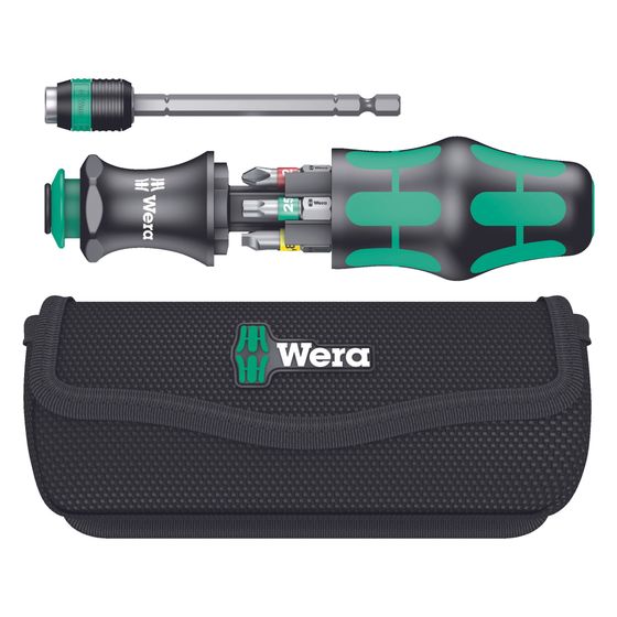Wera Bitschraubendreher Kraftform Kompakt 20 Tool Finder 1, 1/4