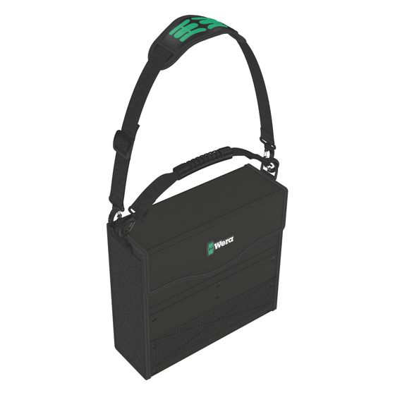 Wera Werkzeug-Container 2go 2, 330x355x115mm, mit Fachtrenner, mit Schulterriemen