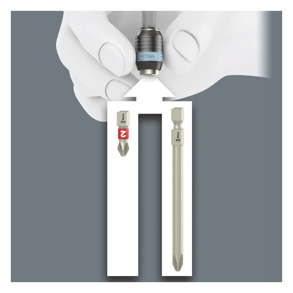 Wera Bit-Check 30 Stainless 1, 30-teilig, Edelstahl, Hex-Plus, Rapidaptor-Schnellwech... WERA-05071109001 4013288115126 (Abb. 4)