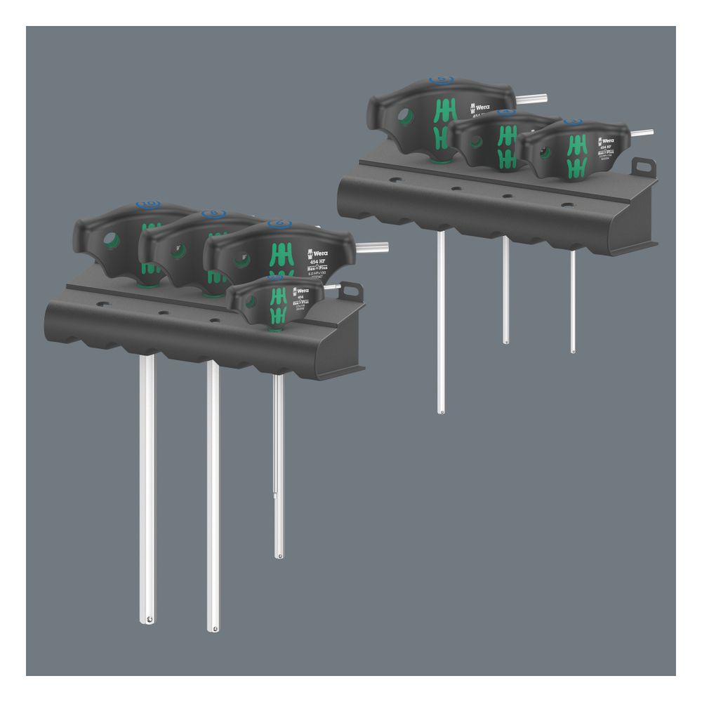 Wera Schraubendrehersatz 454/7 HF Set 1 Serie 400, Hex-Plus, Haltefunktion, T-Griff, ... WERA-05023450001 4013288214829 (Abb. 2)
